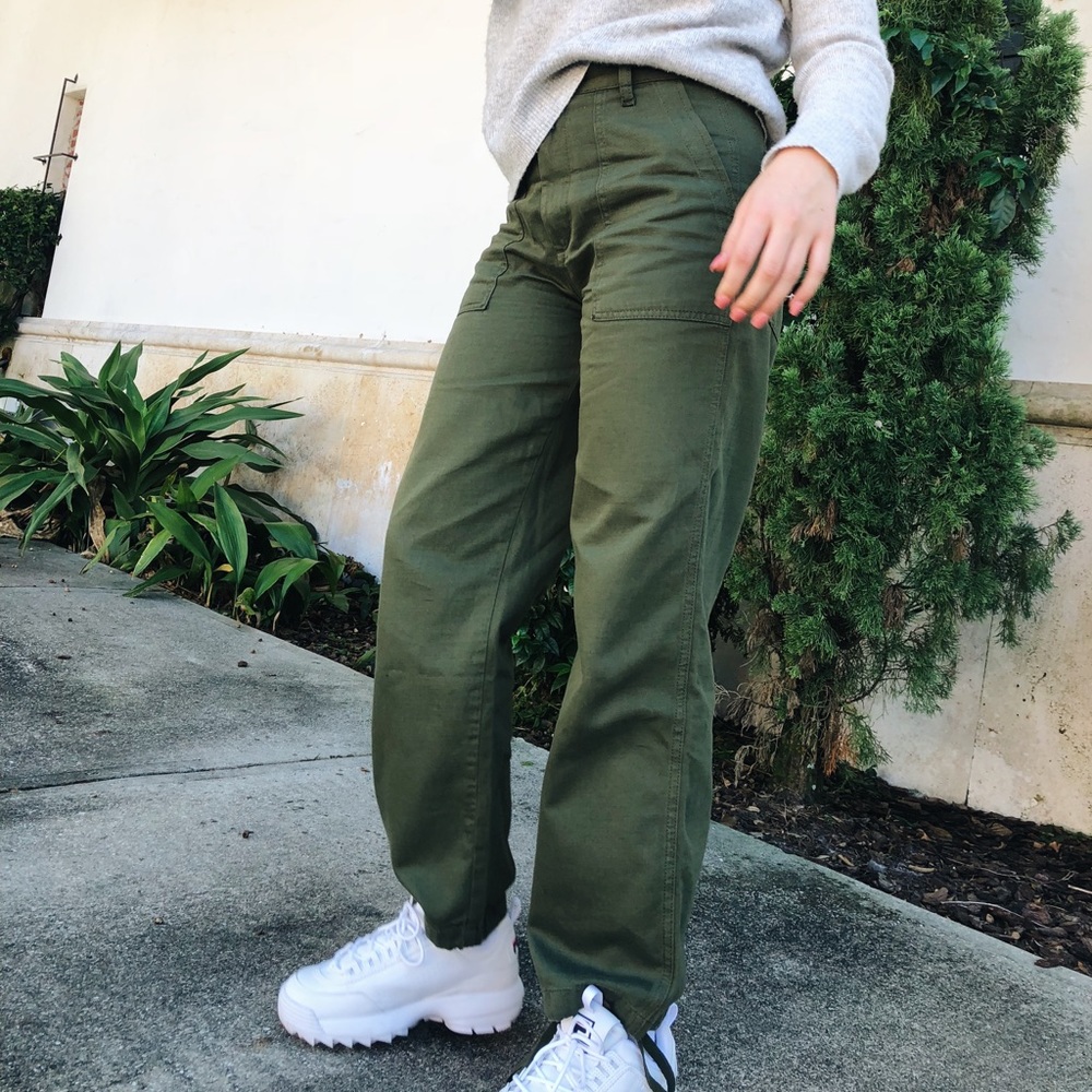 UO Green Cargo Pants
